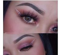 FreshTone - Lentes de contacto de color mármol, Gray 3 tonos, solución multifunción para lentes de 10 ml, kit de almacenamiento color aleatorio, caja pinza y aplicador de 12 meses sin corrección