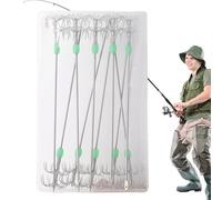 Freshwater Fishing Hooks - Saltwater Fishing Lure | Stainless Steel Squid Catchers | Fiishing Cuttlefish Sleeve | Fluorescent Fiishing Cuttlefish Sleeve, Assist Hook For Squid Octopus