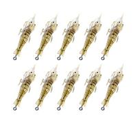 Freshwater Fishing Lures Kit - Artificial Shrimp Bait, Soft Bionic Design | Weedless Swimbaits Hooked System, Realistic Swimming Action, for Bass Fishing Freshwater Saltwater Angling Trips
