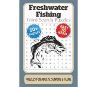 Freshwater Fishing Word Search Puzzle Book: Word Searches with Easy to Read Print about Freshwater Fishing, Lakes, Trout, and More | 6x9 inches, 110 ... … Gift for Vacations, Holidays and Free Times