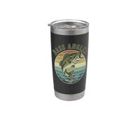Freshwater Vintage Fishing Shirt For Men Bass Angler Vaso térmico de acero inoxidable de doble pared