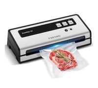 FRESKO Envasadora al vacío Automática, 140 W con Doble Sellado Térmico, Modo Húmedo/Seco, Operación con una Sola Mano,Bloqueo Automático, 10 Bolsas Precortadas (Automax V2)