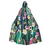 FRESQA Capa con capucha de poliéster para adultos, capa de Halloween y Navidad, capa de bruja de vampiro, disfraz de cosplay