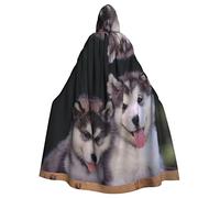FRESQA Capa con capucha para perro, de poliéster, para adultos, Halloween, Navidad, capa de vampiro, bruja, disfraz de cosplay