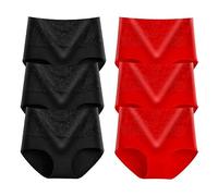 FRESQA L-3XL de Talla Grande para Mujer, Ropa Interior de Cintura Alta, Bragas de algodón, Bragas Abdominales, Bragas de recuperación posparto para Mujer