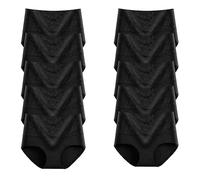 FRESQA L-3XL de Talla Grande para Mujer, Ropa Interior de Cintura Alta, Bragas de algodón, Bragas Abdominales, Bragas de recuperación posparto para Mujer