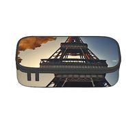 FRESQA Periodic Table of Elements - Estuche para bolígrafos de papelería con compartimento duradero de gran capacidad, caja de lápices, Hermosa Torre Eiffel de París, Talla única, Funda para llave