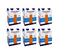 Fresubin Energy Drink - Multifruta, alimentos altos en calorías de Fresenius Kabi, 300 kcal por botella, baja en lactosa, sin fibra, ideal para desnutrición (200 ml (24 unidades), multifrutas)