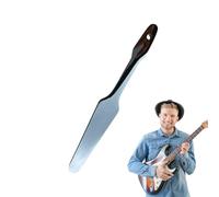 Fret Crowning File, High Carbon Steel Guitar Fret Leveling Tool, Precision Luthier Tool with Smooth Effortless String Action for Guitar Maintenance, 7.87x1.18x0.2 Inches