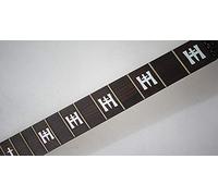 Fret Markers Dagger Hanneman Sticker Inlay Vinyl Guitar & Bass (blanco)