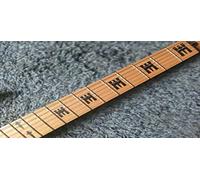 Fret Markers Dagger Hanneman Sticker Inlay Vinyl Guitar & Bass (negro)