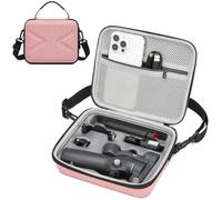 FRETHIND Funda para DJI Osmo Mobile 7/7P Funda Dura Funda Protectora Bandolera para Osmo Mobile 7/7P Vlog Combo Accesorios Bolsa de Transporte Rosa