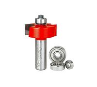 Freud 32-522: 5/16", 3/8", 7/16", 1/2" Profundidad Rabbeting Bit con rodamientos