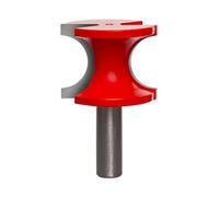 Freud 82-100 - Broca semicircular de radio de 3/32 pulgadas con vástago de 1/4 pulgadas, 82-118