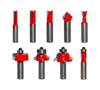 Freud 91-108: Juego de brocas básicas de 9 (vástago de 1,27 cm)