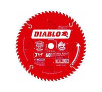 Freud D0760A - Hoja de sierra para mesa de trabajo (7-1/4 pulgadas, 60T Diablo, acabado ultra)