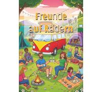 Freunde auf Rädern: Freundebuch für Camping & Vanlife | Lustiges Geschenk für Wohnmobil-, Bulli- & Zeltfans