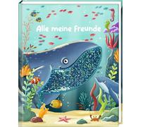 Freundebuch - Alle meine Freunde: Meereswelt - mit Wendepailletten-Patch