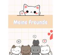 Freundebuch für den Kindergarten - süße Katzen - Kindergartenfreundebuch Katzen Edition - ab 3 4 5 6 7 8 Jahren
