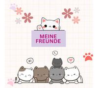 Freundebuch für den Kindergarten - süße Katzen - Kindergartenfreundebuch Katzen Edition - ab 3 Jahren 3-5 Jahre