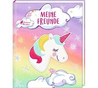 Freundebuch - Meine Freunde: mit Plüsch-Patch (Einhorn-Paradies)