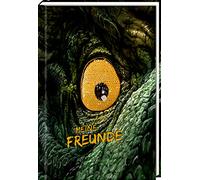 Freundebuch: Meine Freunde - mit Wendepailletten-Patch (T-Rex World)