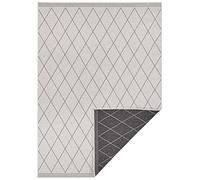 Freundin Home Collection Daisy Alfombra, Polipropileno, Schwarz, Creme, 160 x 230 cm