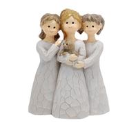 Freundinnen Figuren - Resin Schwester Deko Skulptur, Stilvolle Tischfigur Für Frauen Sammlung, Handgemachte Kunstobjekte, Ausdrucksstarke Dekoration Für Schreibtisch, Geburtstag Jubiläum, 3 Schwestern