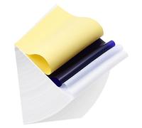 Frevoitna 40 Pcs Papel Transfer Tattoo, Papel Calco Tatuaje, Papel Hectografico Tattoo manual, Papel Calco de Carbón, temporal stencil Tracing Paper para tatuajes A4, para Tattoo Impresora Máquina