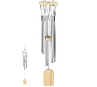 Frevoitna 6 Tubos de Aluminio Carrillon de Viento, Campanas de Viento, Timbre de Viento, Campana de Viento, Mobile Carillón de Viento, Campanillas de Viento, Campanilla de Viento, Ampanas de Viento