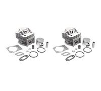 Frewurwer 2X, 44MM 52CC Conjunto de Cilindro 1E44F-5 44F-5 44-5 BG520 CG520 Conjunto de Cilindro Juego de Pistón Piezas de Recortadora