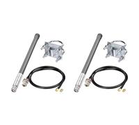 Frewurwer 2X 868 MHz Lora Antena Aérea Exterior 3DBi Fibra de Vidrio Antena LoRaWAN Cable de 1M con Conector N para Nebra HNT