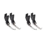 Frewurwer 4 Prensatelas Especiales para Lentejuelas y Cuentas P369, para Coser A Máquina, Accesorios para Máquina de Coser de Tela con Cuentas para Vestidos de Novia.