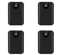 Frewurwer 4X Power Bank Box 3X18650 Paquete de BateríA DIY Carga Inteligente Cargador RáPido Luz LED para Tableta de TeléFono Celular
