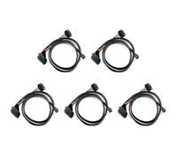 Frewurwer 5X Mini SAS HD de 12G Incorporado A U.2 / SFF-8643 A SFF-8639 Cable 0.5M con Fuente de Alimentación de 15 Pines, Adecuado para U.2 SSD
