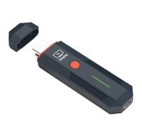 Frewurwer Adaptador de Transmisor Inalámbrico de 50 M para TV, Extensor de Audio y Video Compatible con para TV, Monitor, Proyector, PC (Solo RX)