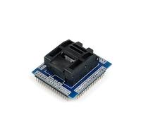 Frewurwer Bloque de Conversión de Adaptador de Programación de Zócalo de Prueba para Adaptadores de Programador de Circuitos Integrados QFP64 TQFP64 LQFP64 de 0,5 Mm