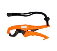 Frewurwer Clip de Plástico para Pesca, Controlador de Pinza para Peces, Recogedor de Peces, Elevador de Peces, Equipo de Pesca con Cuerda Deslizante, 25 cm, Color Naranja