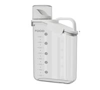 Frewurwer Contenedor de Cereales para Cocina con Báscula, Recipiente Sellado para Alimentos, Tanque de Granos A Prueba de Humedad, A Prueba de Insectos