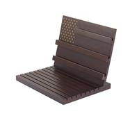 Frewurwer Expositor de Monedas de Madera Maciza, para Monedas, Medallas y Objetos de Colección, para 110 Monedas, Estuche para Monedas de Desafío.