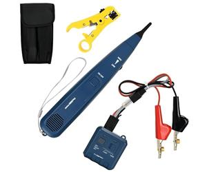 Frewurwer Kit de Generador de Tonos y Sonda Pro 3000 con Pelacables, Rastreador de Cables y Localizador de Líneas Telefónicas Portátil.