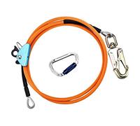 Frewurwer Kit de LíNea Flip de NúCleo de Alambre de Acero de 1/2 Pulgada X 8 Pulgadas Cuerda de Posicionamiento de Escalada para Arbolistas Escaladores Trepadores de áRboles
