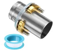 Frewurwer Kit de Tuerca de Seguridad para Extensión de Grifo de Tubería de Acero Inoxidable, con Accesorios de Tuerca y Arandela.