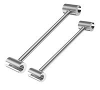 Frewurwer Llave de Ajuste de Huecos de Bisagra Que Ahorra Trabajo, 2 Piezas, Llaves Inglesas de Reparación de Bisagras de Puerta de Doble Cabezal