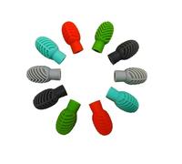 Frewurwer Paquete de 10 Débiles, Puntas Silenciosas de Silicona para Silenciar la Práctica de Batería, Accesorios para Silenciar la Batería.
