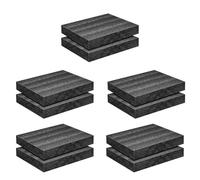 Frewurwer Paquete de 10 Láminas de Espuma de Poliuretano Insertos Espuma de 16 X 12 X 2 Pulgadas para Estuches Almohadillas Espuma Embalaje para Almacenamiento Cámaras en Cajas Herramientas