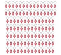 Frewurwer Paquete de 100 Linterna de LED, Linterna de UV de 395 NM, de Linterna de Luz UV, Rosa