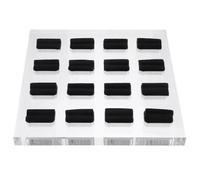 Frewurwer Para Anillos y Aretes, Vitrina de Joyería Pequeña para Uso en Tocadores y Encimeras.