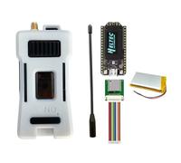 Frewurwer Placa de Desarrollo Meshtastic Lora 32 V4 ESP32S3+SX1262 Nodo BLE Lora Kit Meshtastic LoRaWAN Caja + Caja Solar + GNSS Alimentado BLE D