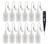 Frewurwer PortaláMparas E27, 12 Piezas, Casquillo de Obra con Cable, Casquillo E27, Casquillo de ConstruccióN con Comprobador de TensióN